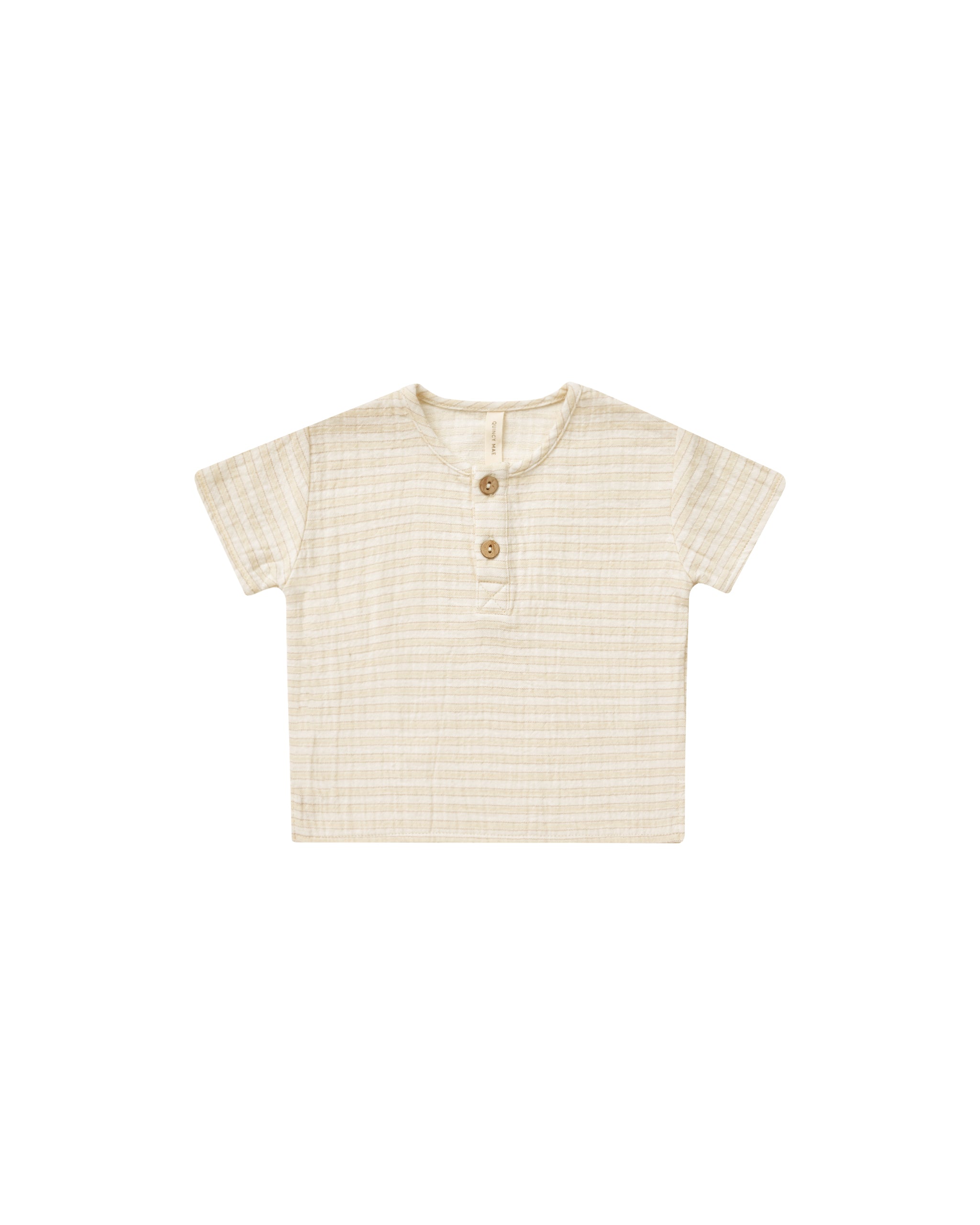 Quincy Mae Henry Top - Lemon Stripe