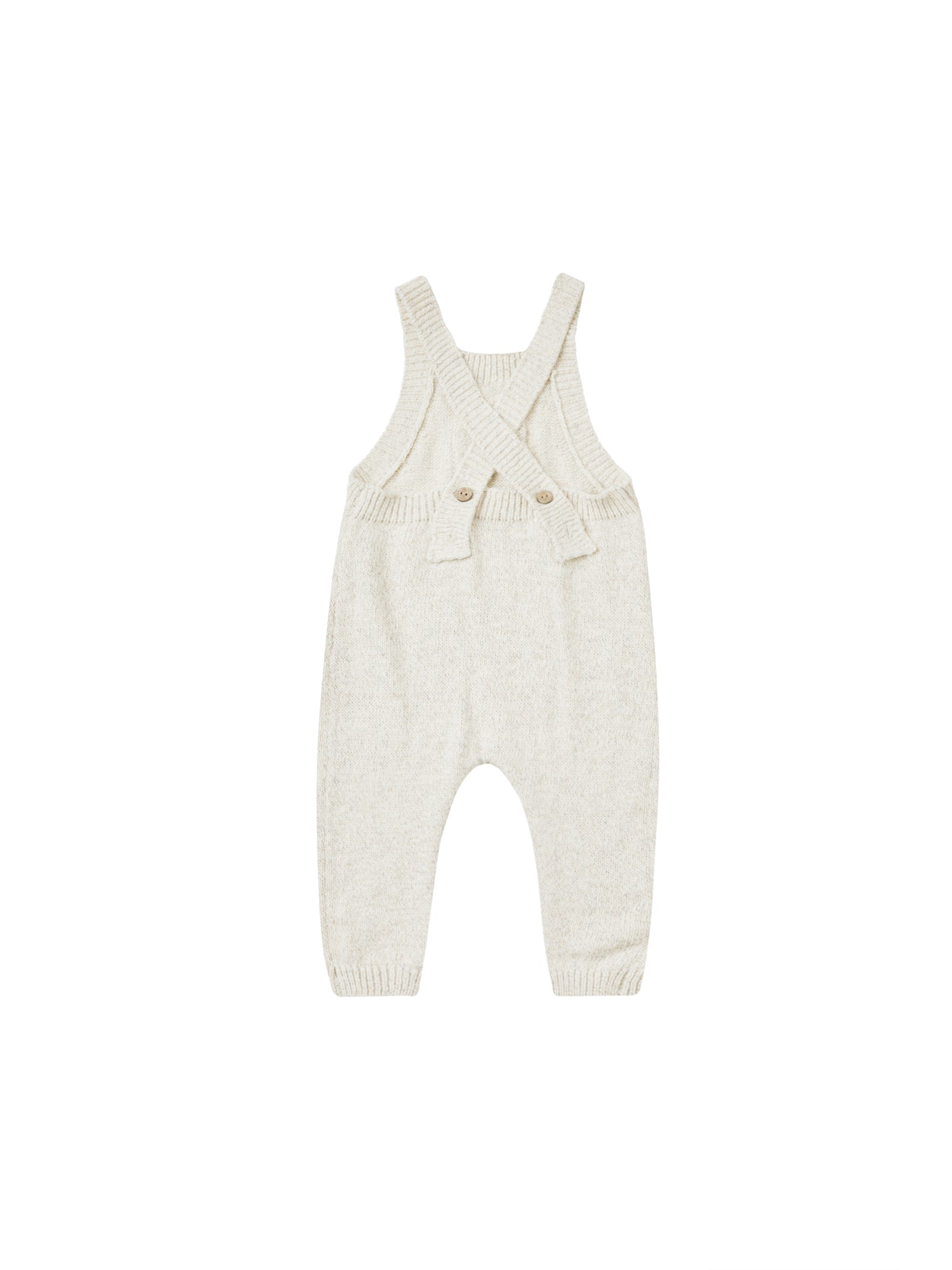 Quincy Mae Knit Overalls - Ivory