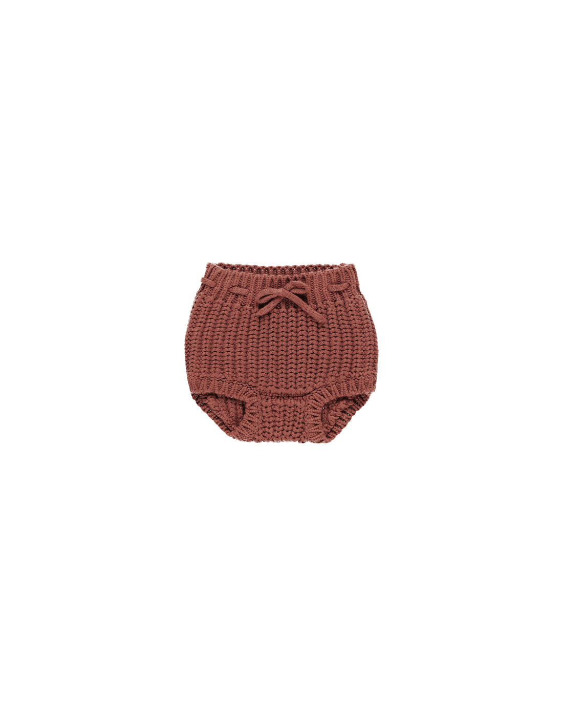 Quincy Mae Knit Tie Bloomer - Cranberry