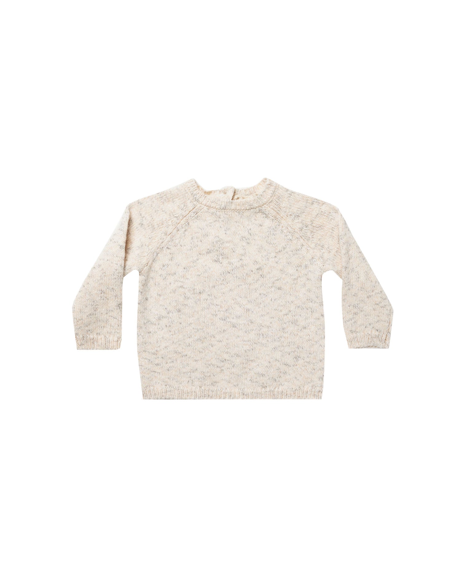 Quincy Mae Speckled Knit Sweater- Natural