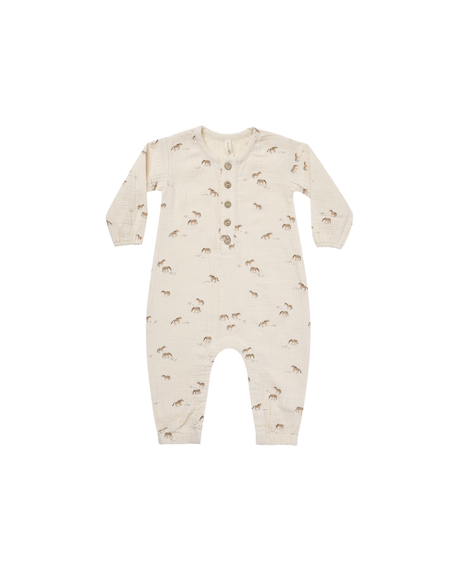 Quincy Mae Woven Jumpsuit - Horses