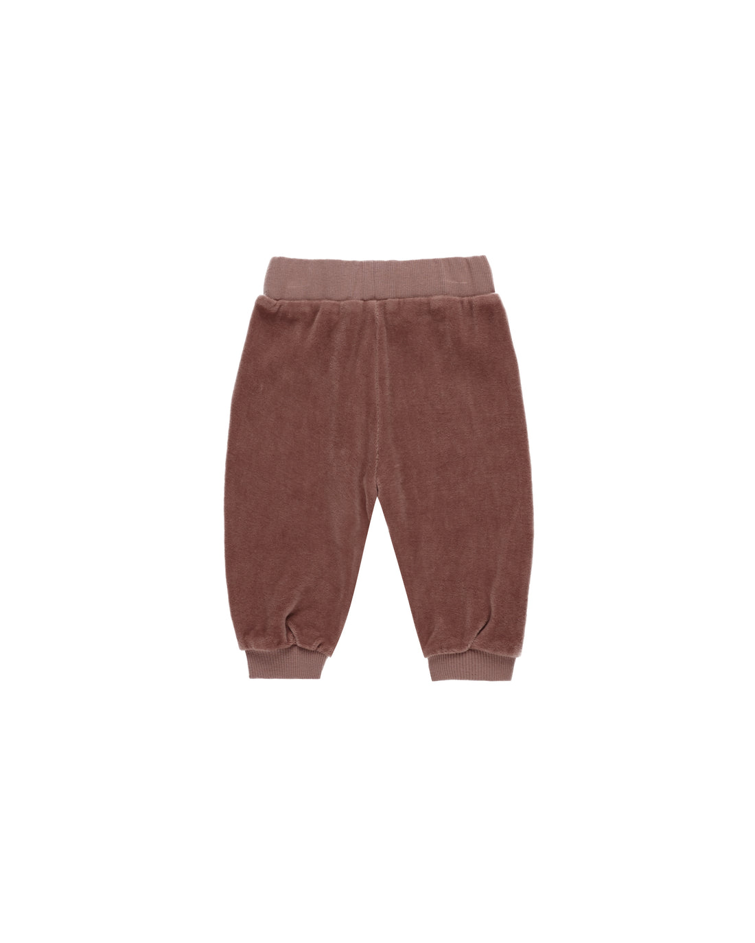 Quincy Mae Velour Relaxed Sweatpant - Cranberry