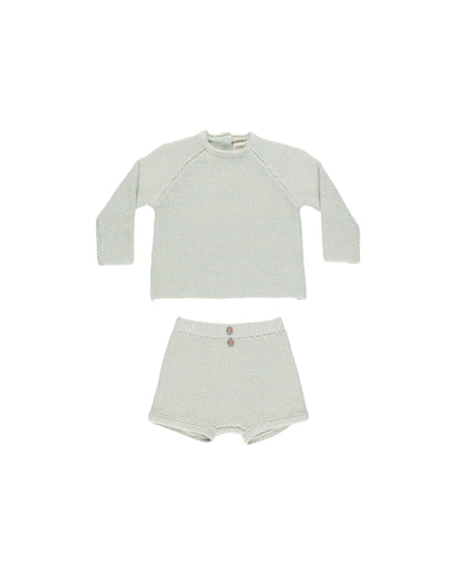 Quincy Mae Summer Knit Set - Mint