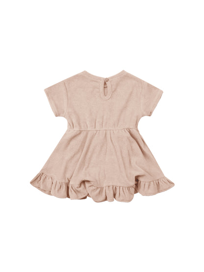 Quincy Mae Terry Dress - Blush