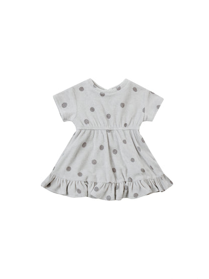 Quincy Mae Terry Dress - Polka Dot