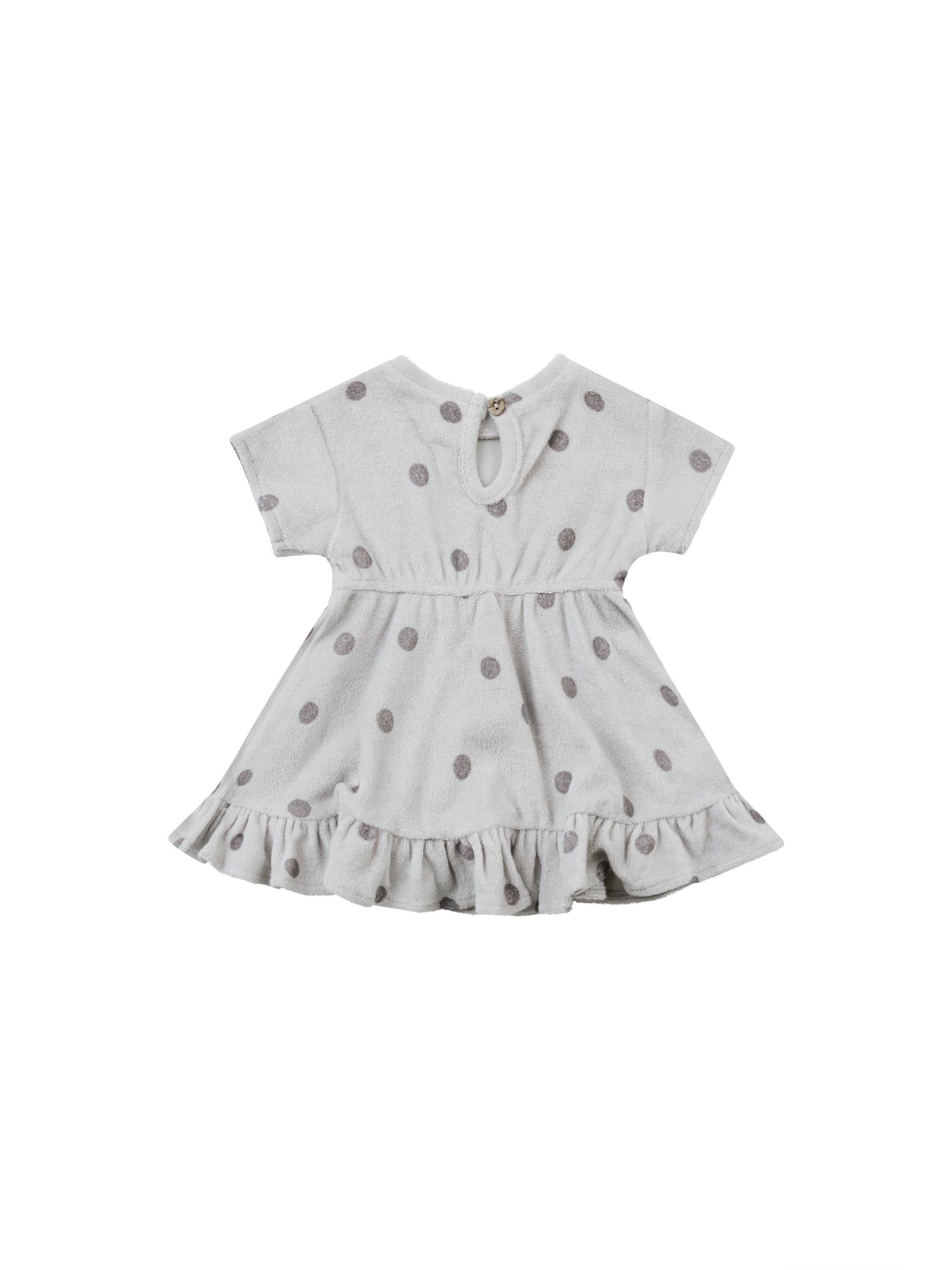 Quincy Mae Terry Dress - Polka Dot