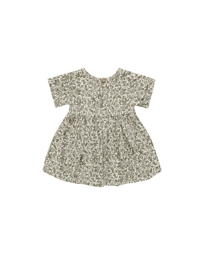 Quincy Mae Brielle Dress - Green Garden