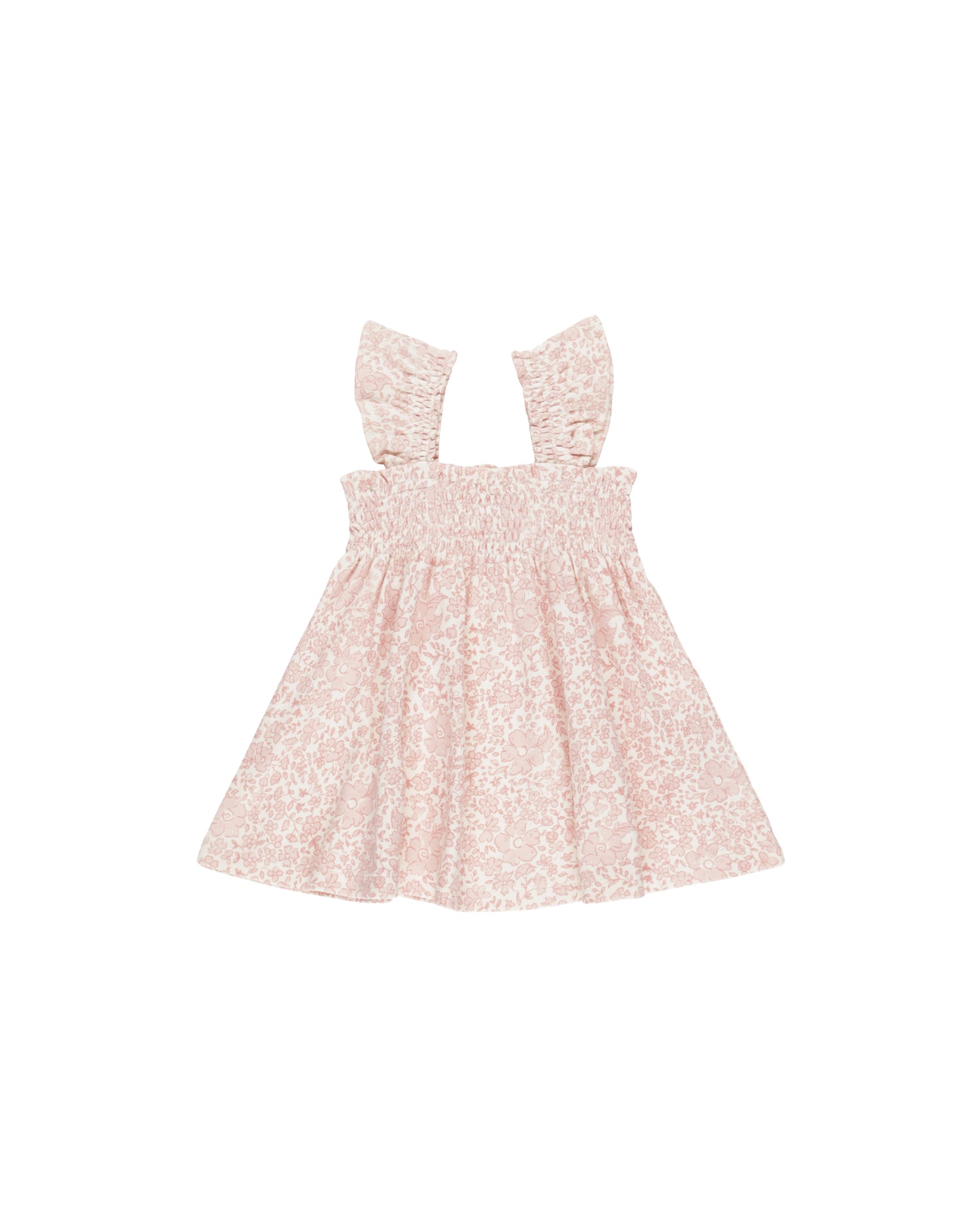 Quincy Mae Smocked Jersey Dress - Pink Blossom