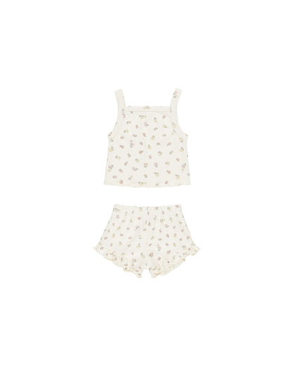 Quincy Mae Evie Tank + Shortie Set - Fleur