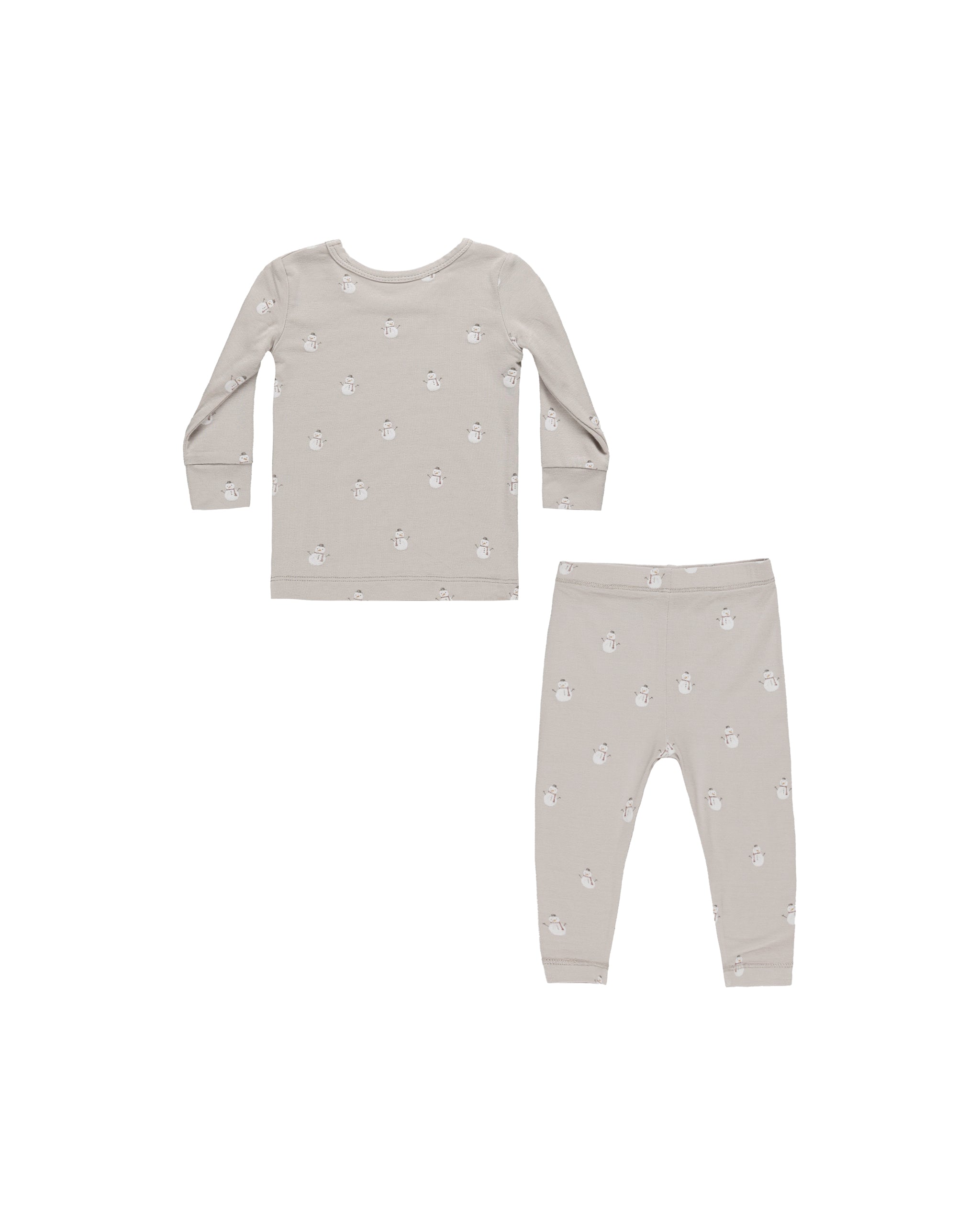 Quincy Mae Bamboo Pajama Set - Snowmen