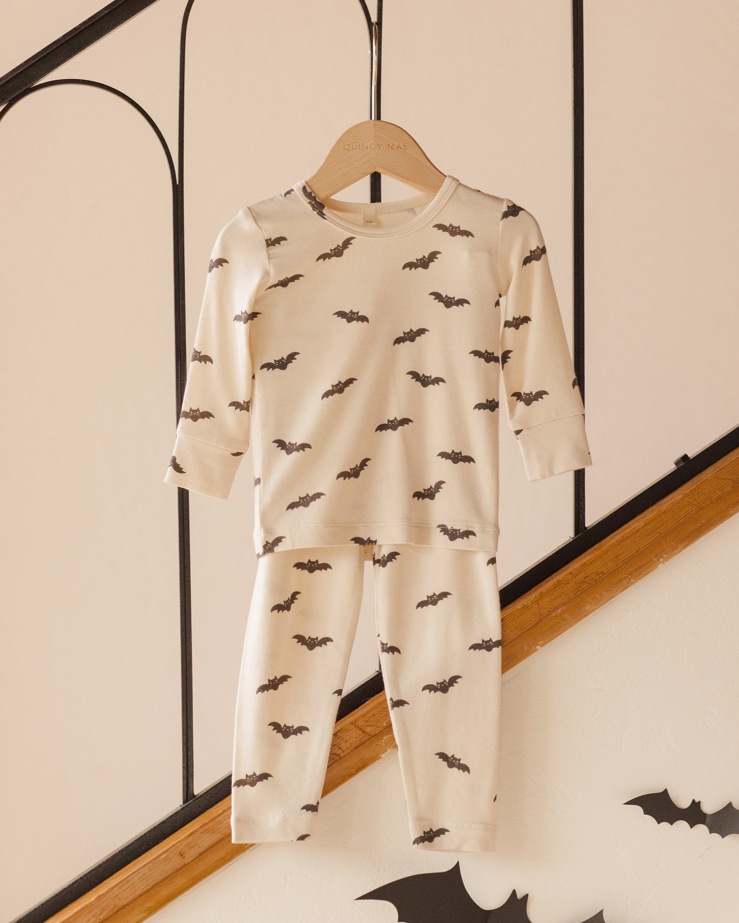 Quincy Mae Bamboo Pajama Set - Bats