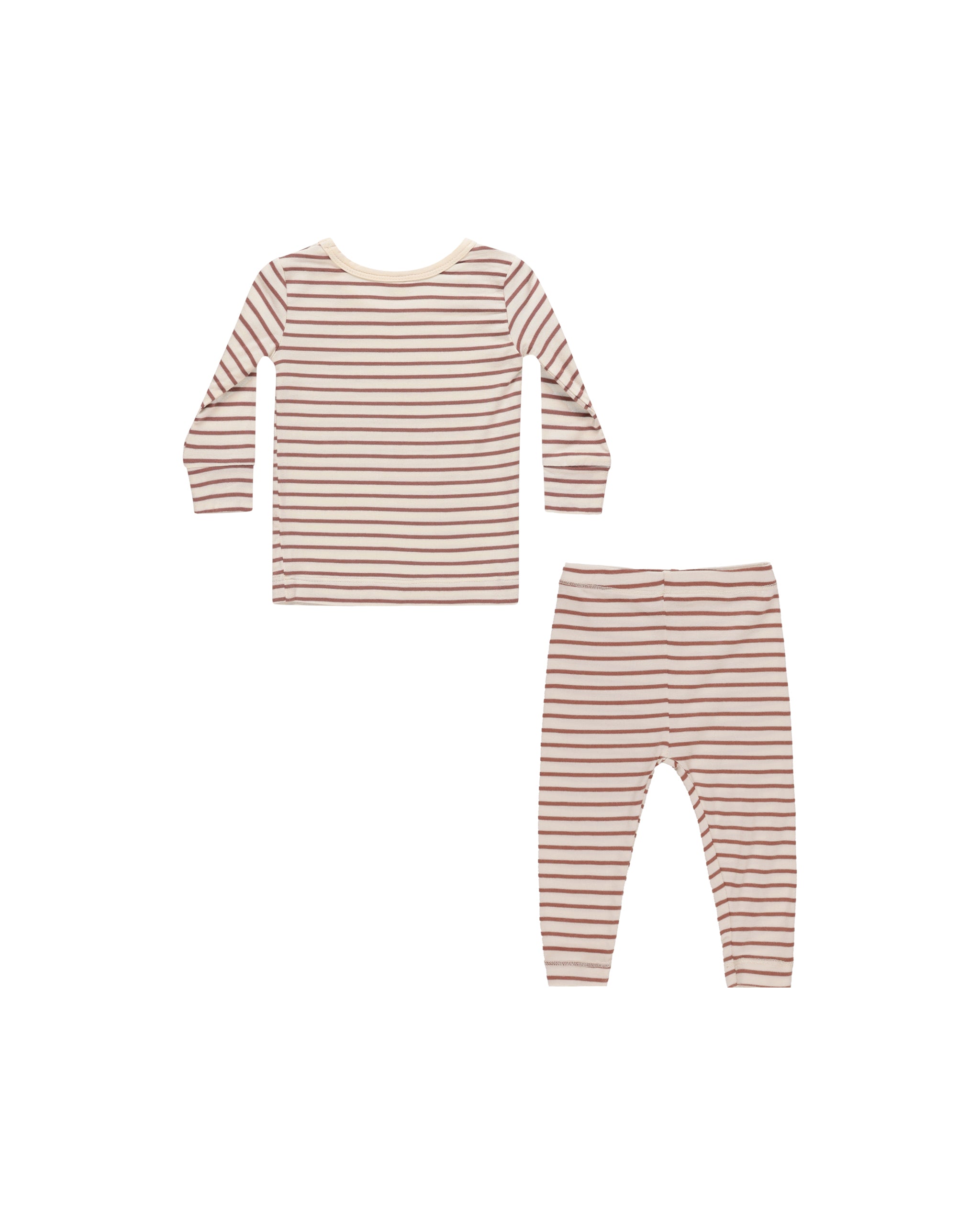 Quincy Mae Bamboo Pajama Set - Candy Stripe