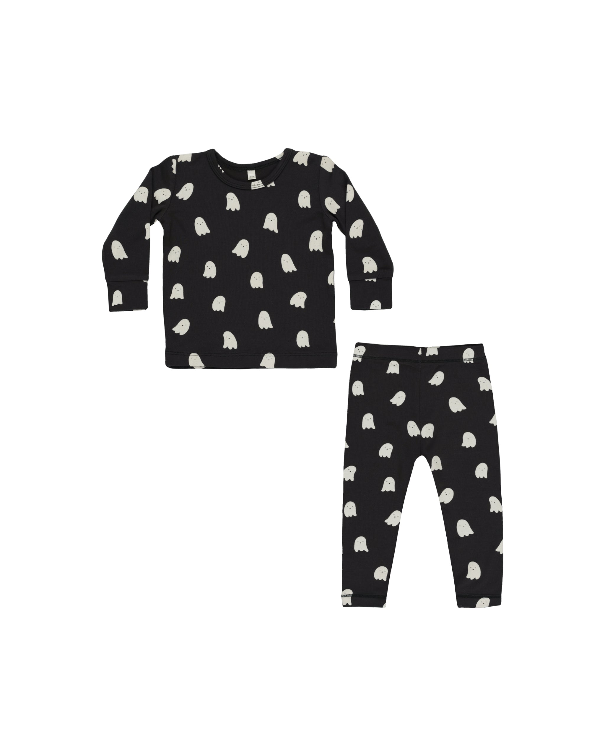 Quincy Mae Bamboo Pajama Set - Ghosts