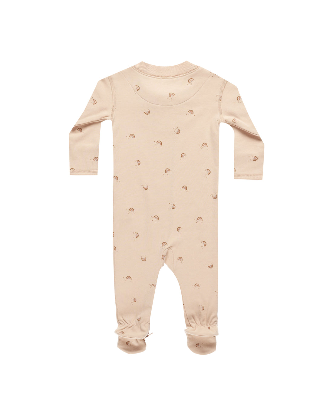 Quincy Mae Zip Long Sleeve Sleeper Footie - Rainbows