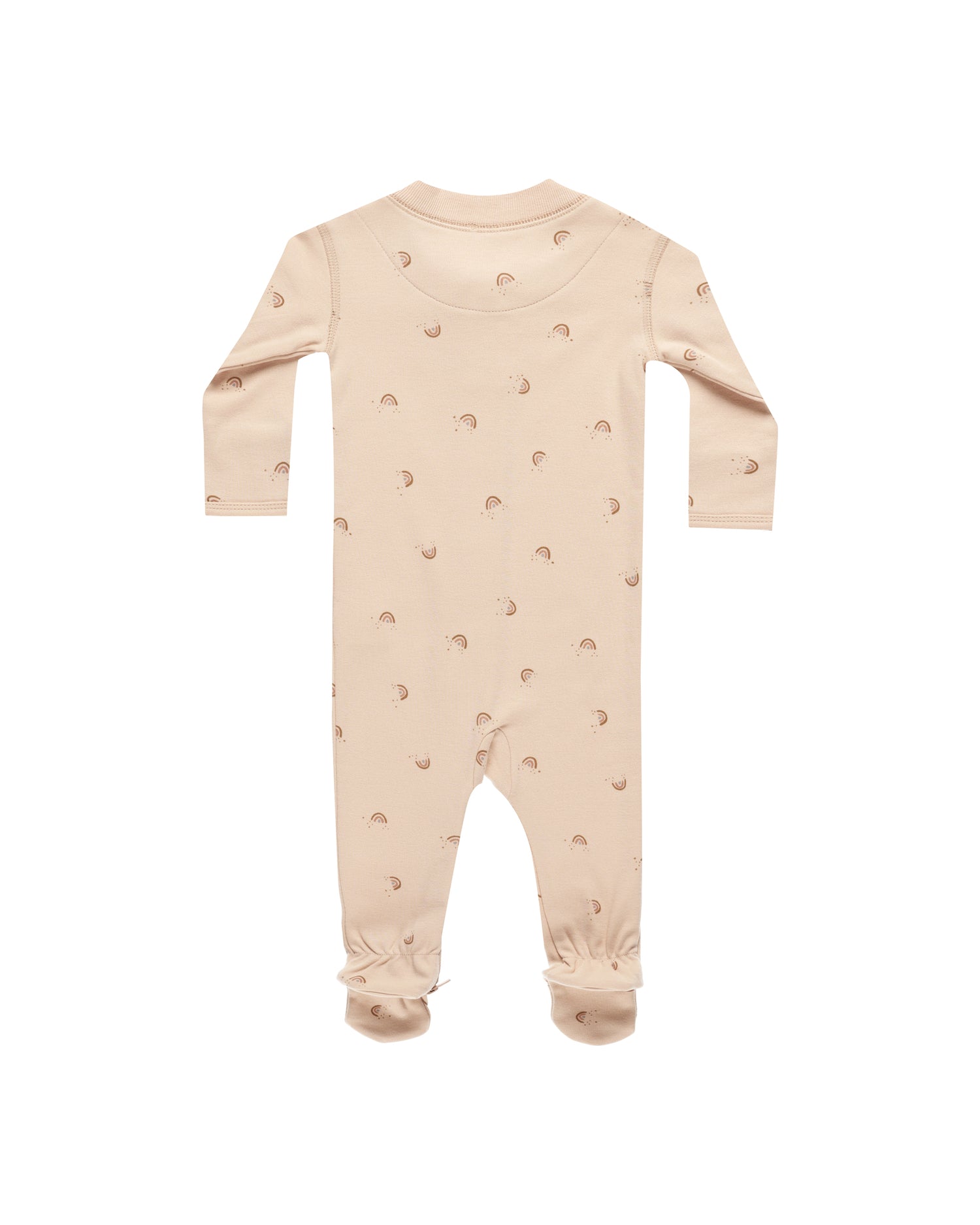 Quincy Mae Zip Long Sleeve Sleeper Footie - Rainbows