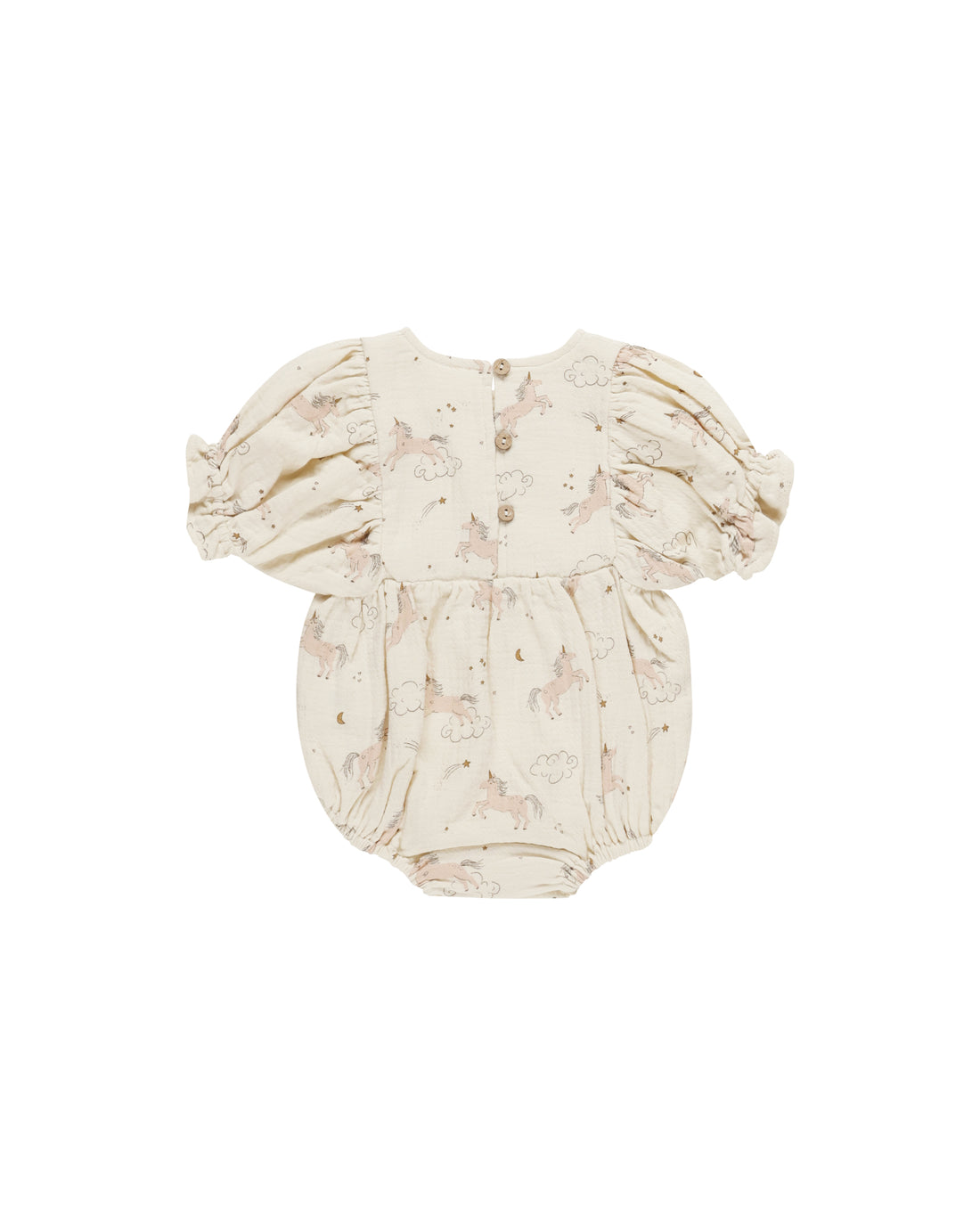 Quincy Mae Cosette Romper - Unicorns