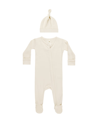 Quincy Mae Waffle Sleep Set - Natural