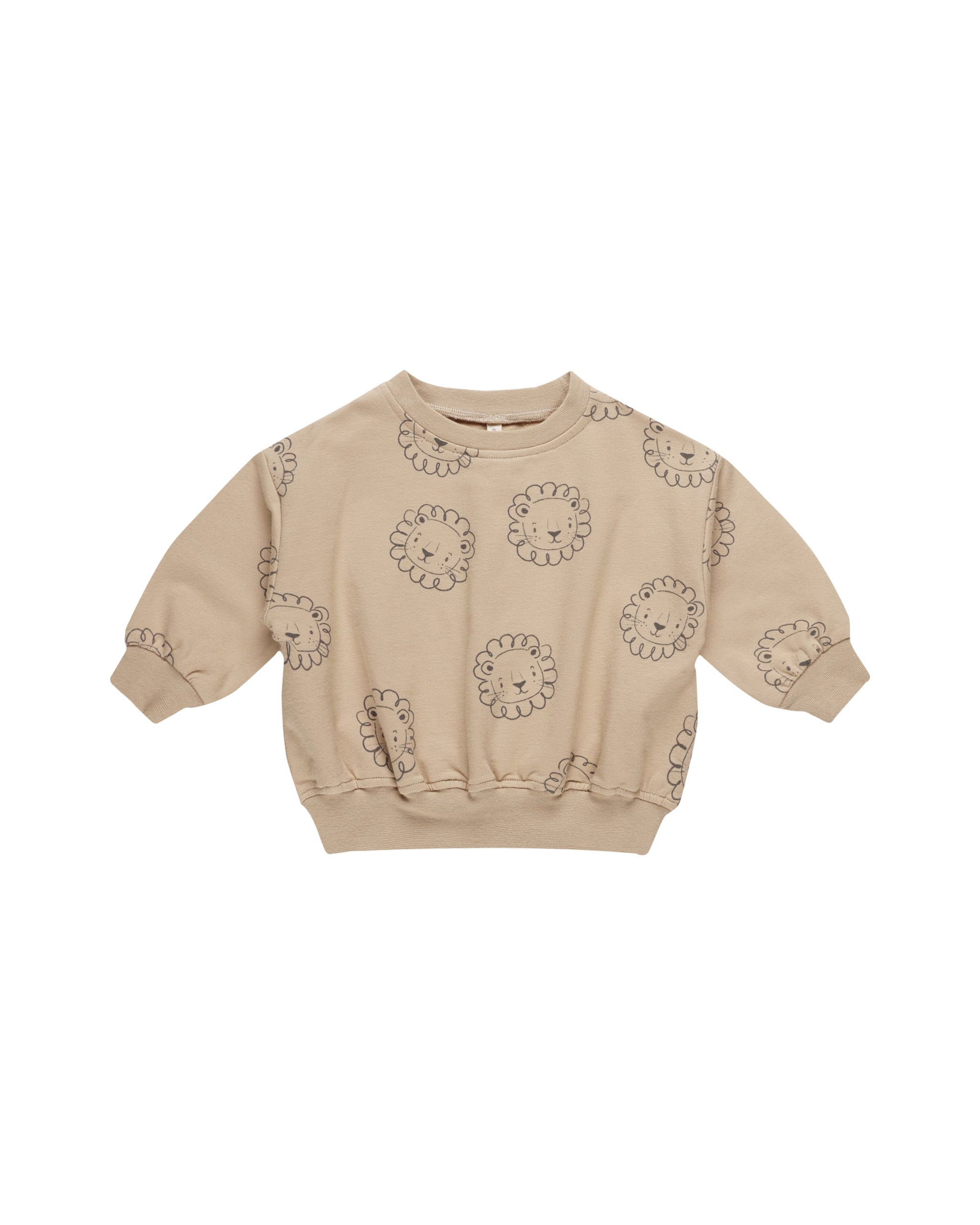 Quincy Mae Relaxed Fleece Sweatshirt - Lions