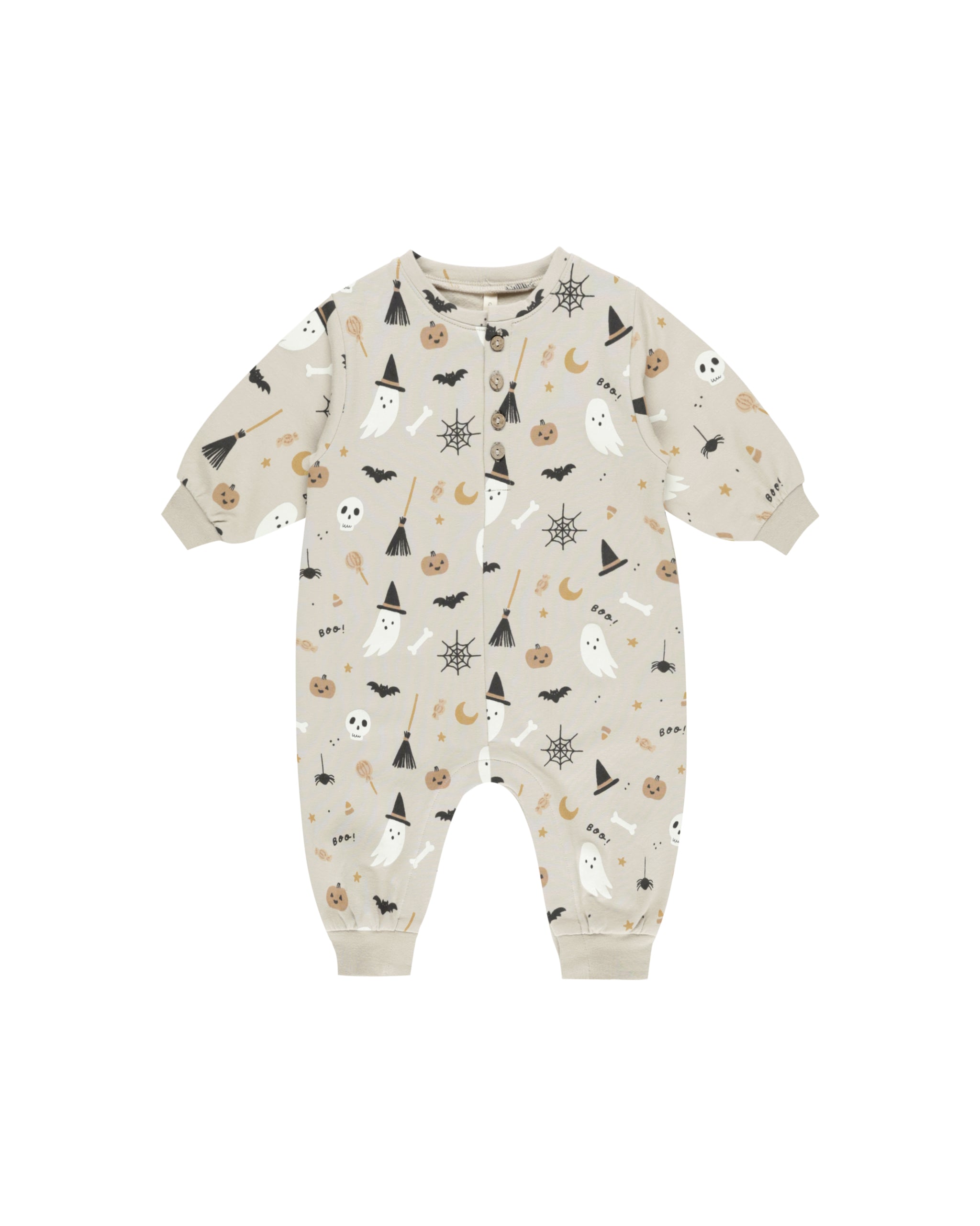 Quincy Mae Relaxed Fleece Jumpsuit - Halloween