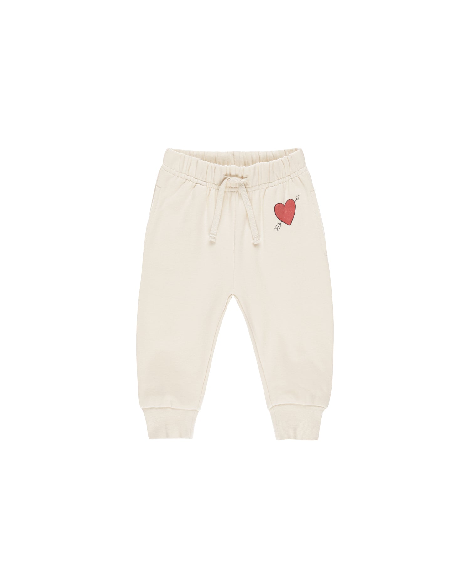 Quincy Mae Relaxed Fleece Sweatpant - Cupid