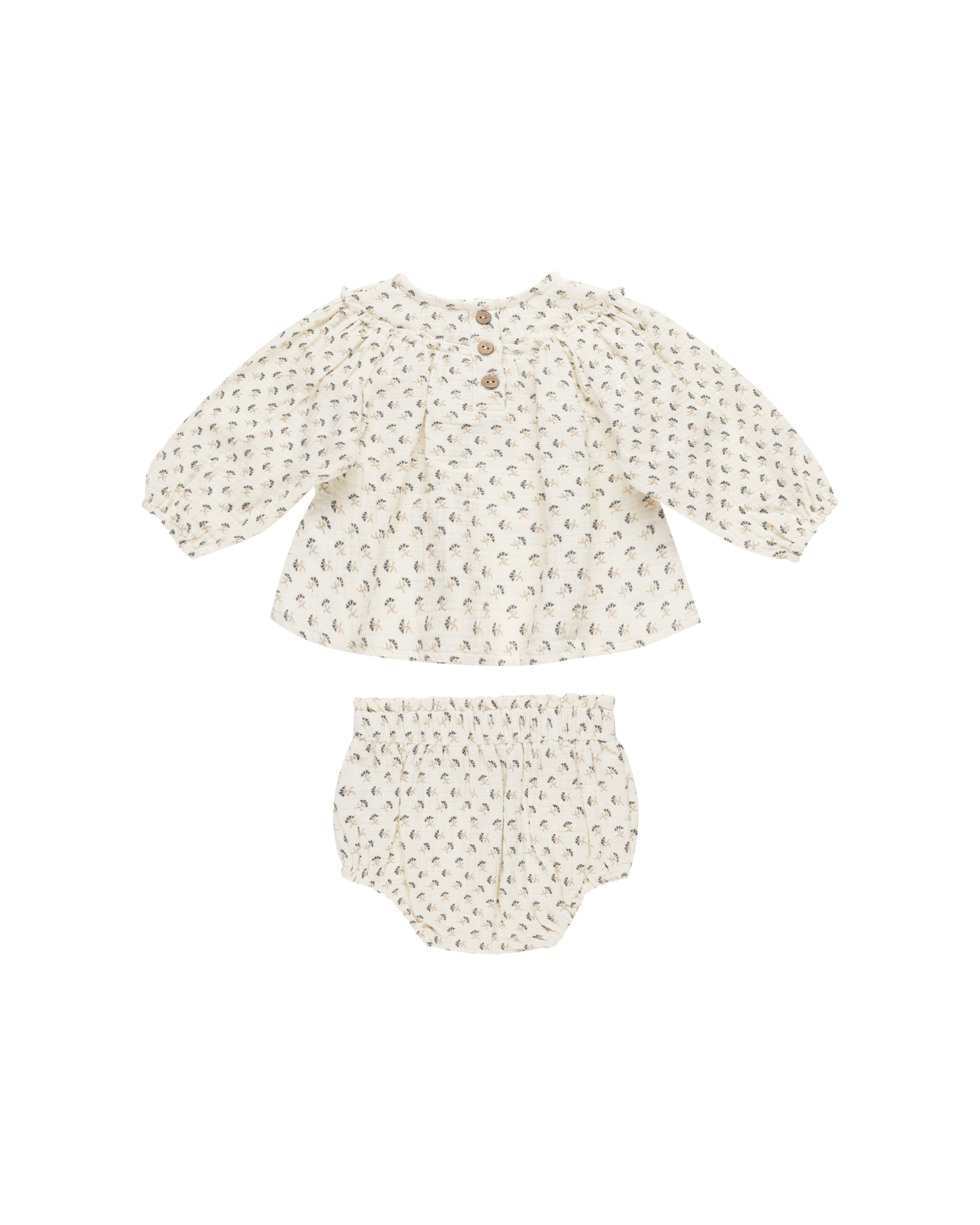 Quincy Mae Mia Top + Bloomer Set - French Flora