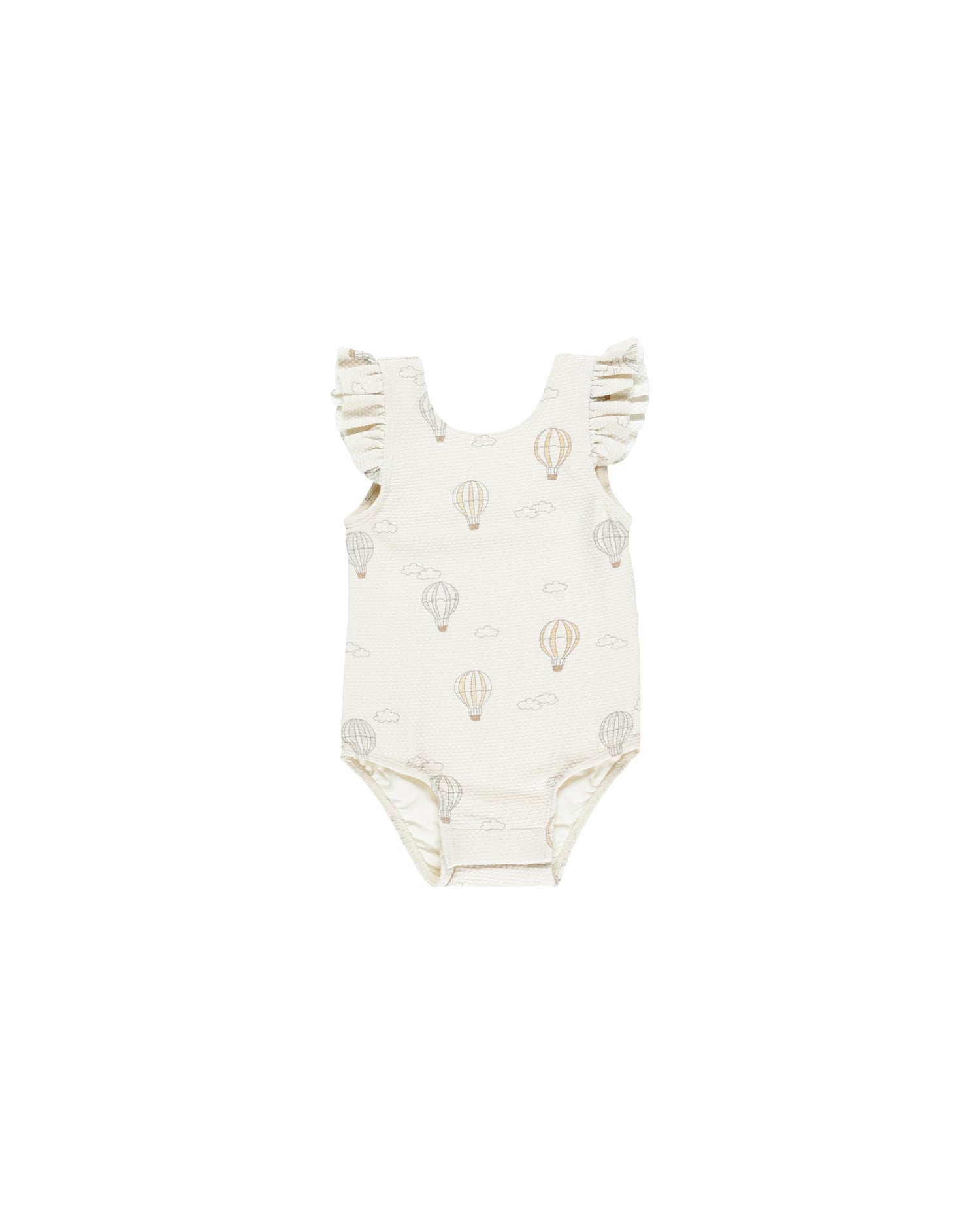 Quincy Mae Scoop Back One-Piece - Hot Air Balloons