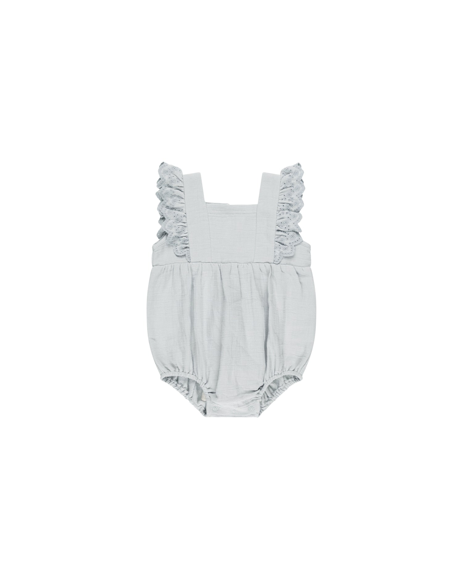 Quincy Mae Naomi Romper - Sky