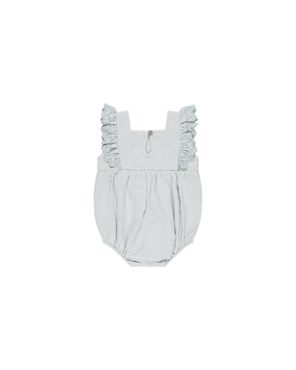 Quincy Mae Naomi Romper - Sky