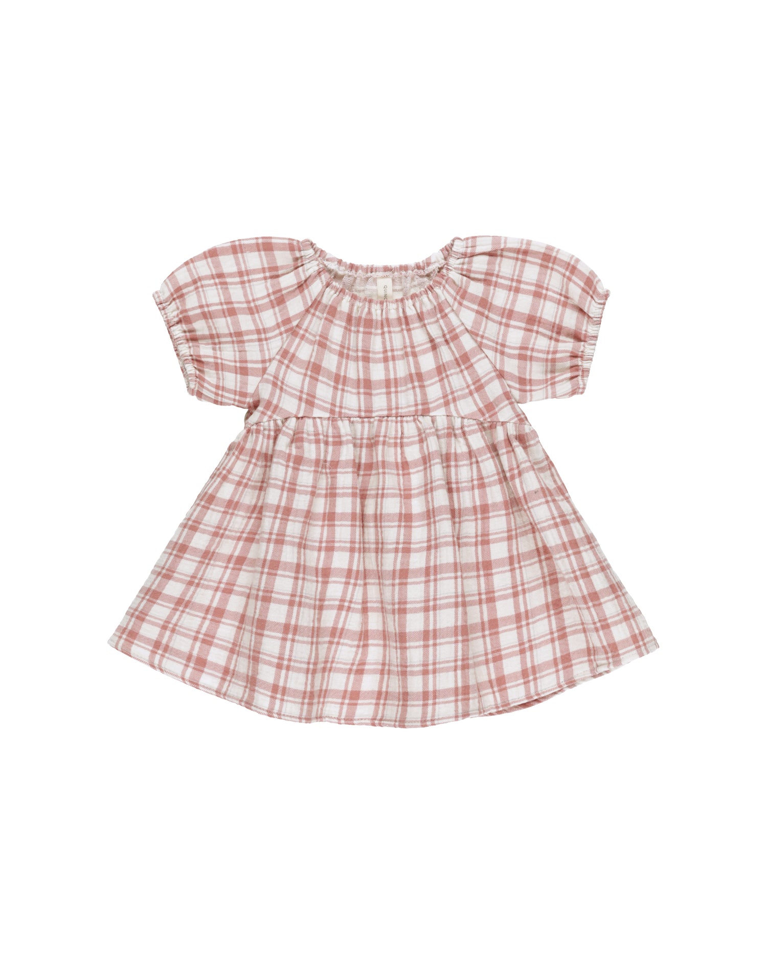 Quincy Mae Bella Dress - Pink Plaid