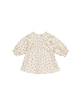 Quincy Mae V Smocked Dress - Holly Berry