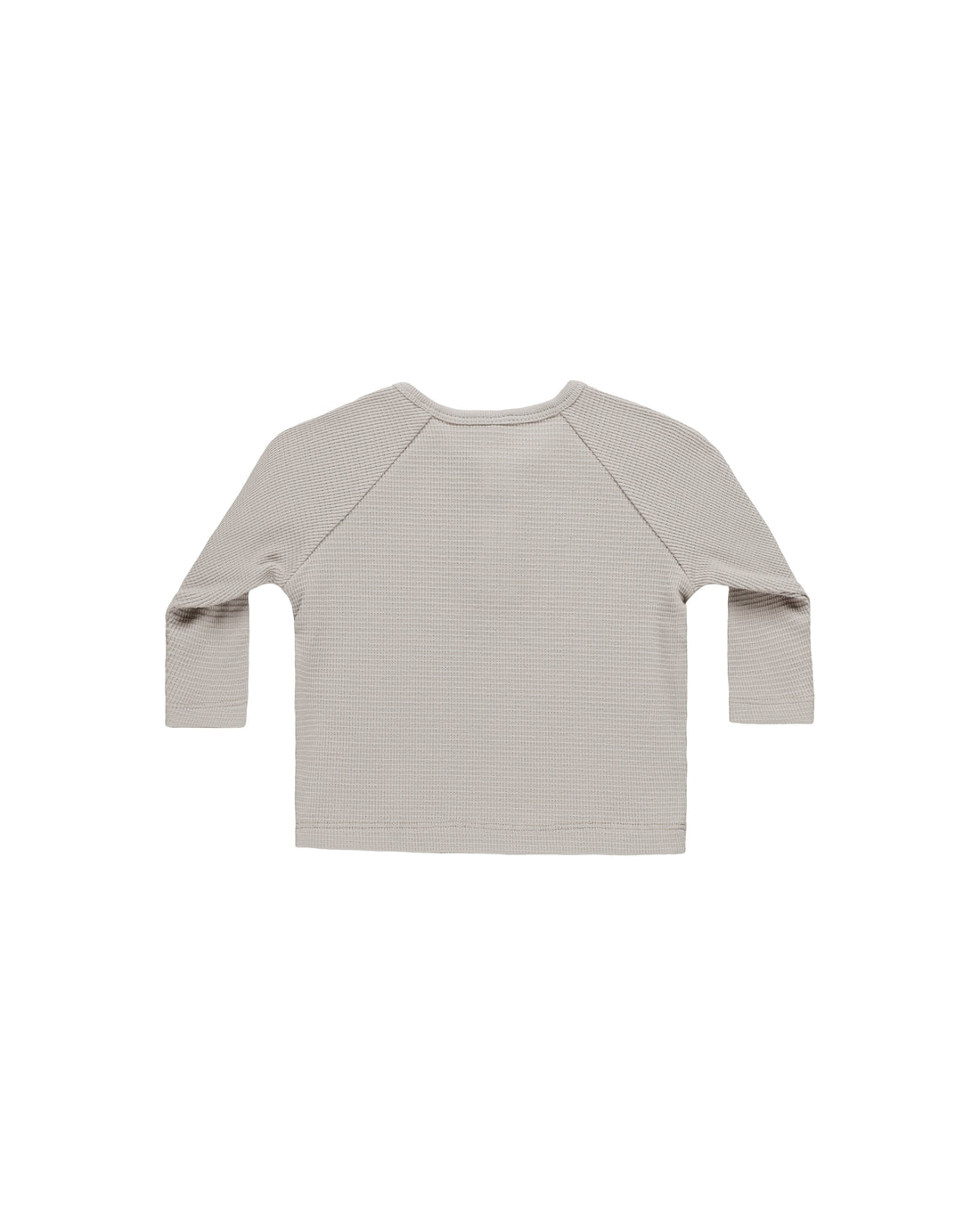 Quincy Mae Henley Knit Top - Fog