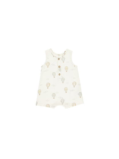 Quincy Mae Jack Romper - Hot Air Balloons