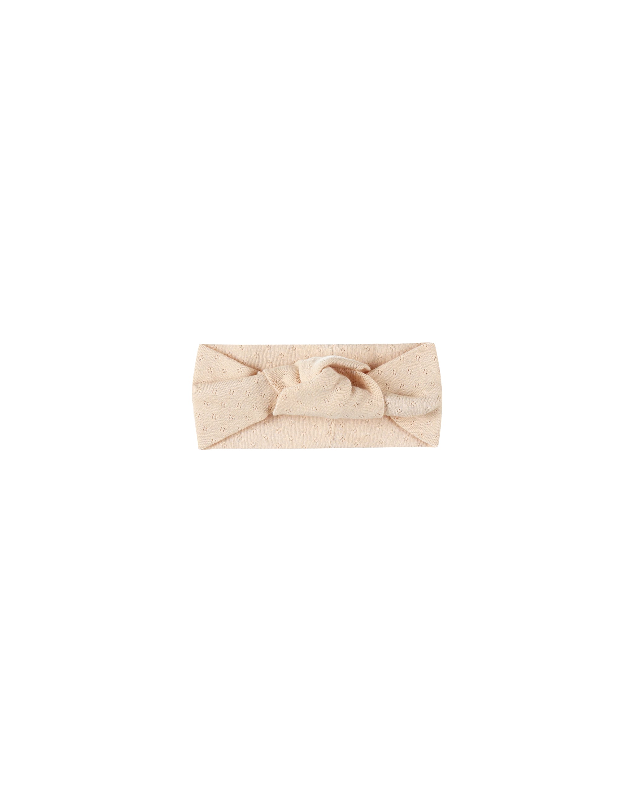 Quincy Mae Knotted Headband - Shell