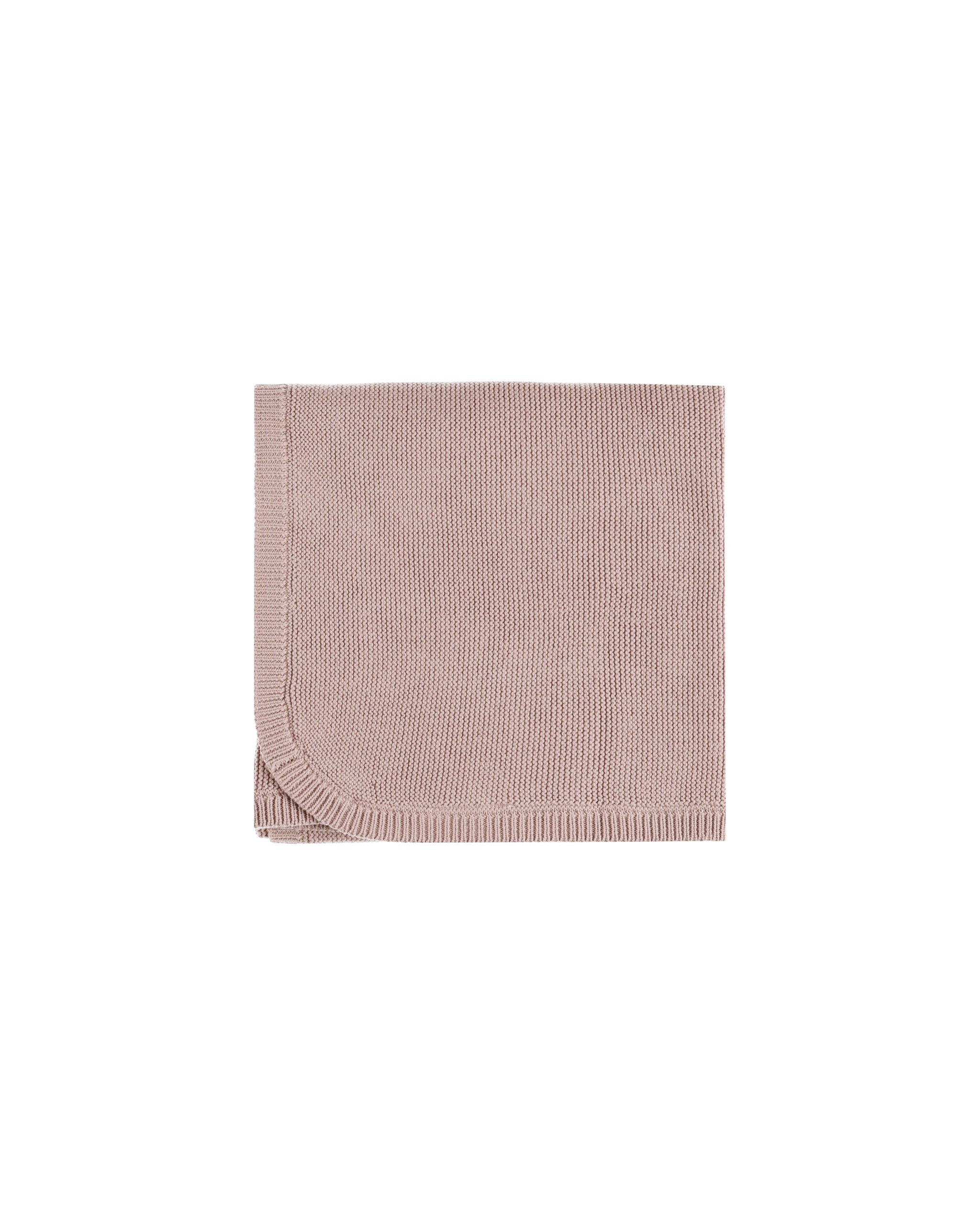 Quincy Mae Knit Baby Blanket - Mauve