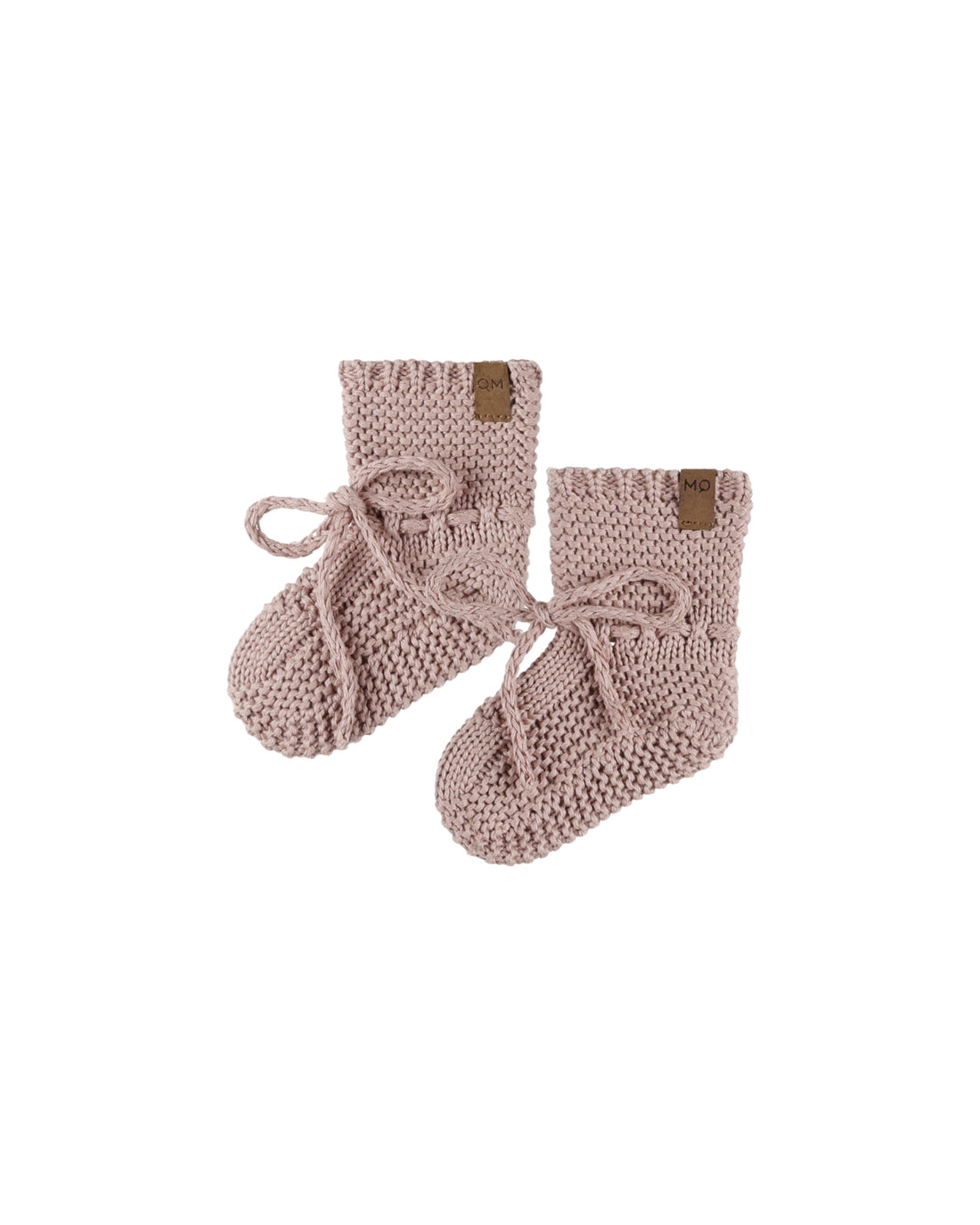 Quincy Mae Knit Booties - Mauve