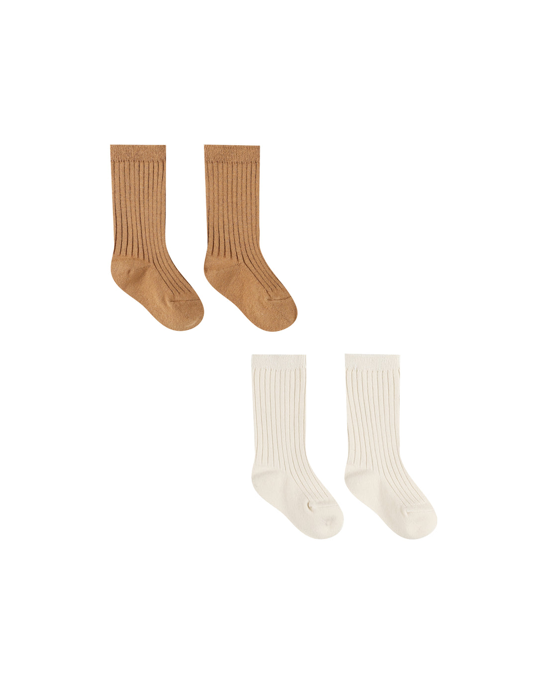 Quincy Mae Socks Set - Natural, Golden