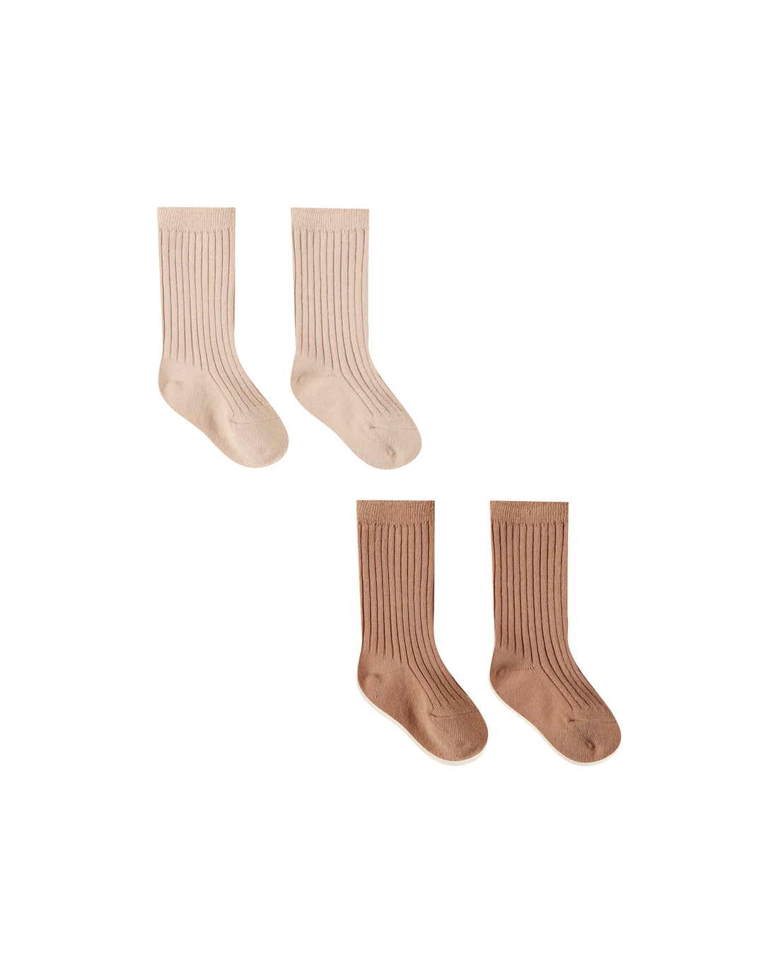 Quincy Mae Socks Set - Shell, Rose