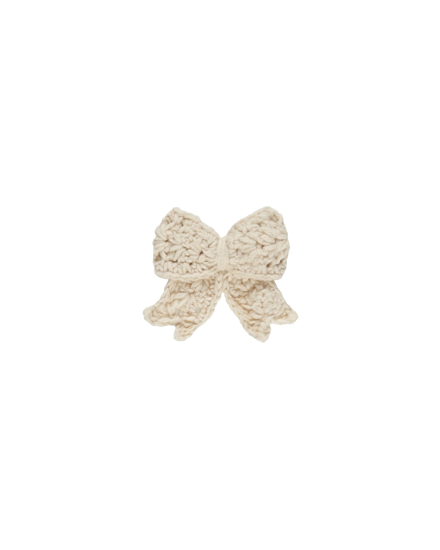 Quincy Mae Crochet Bow - Natural