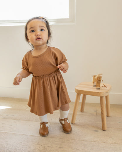 Quincy Mae Annie Dress - Cinnamon