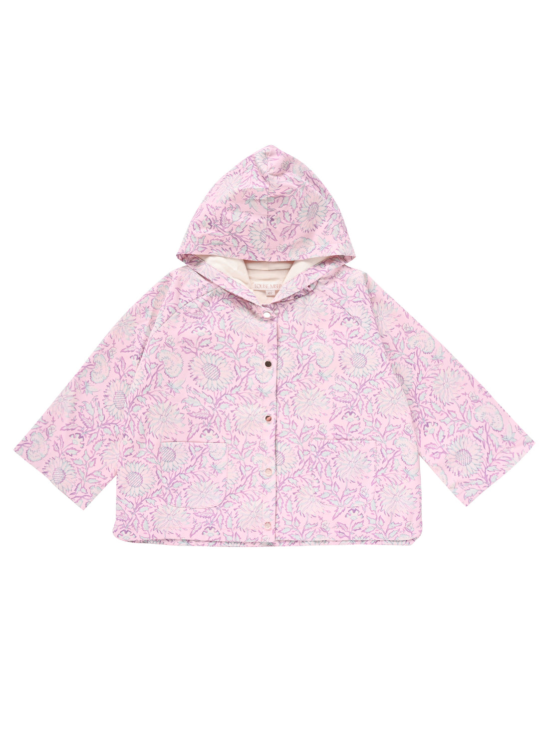 Louise Misha Raincoat Felvet - Pink Daisy Garden