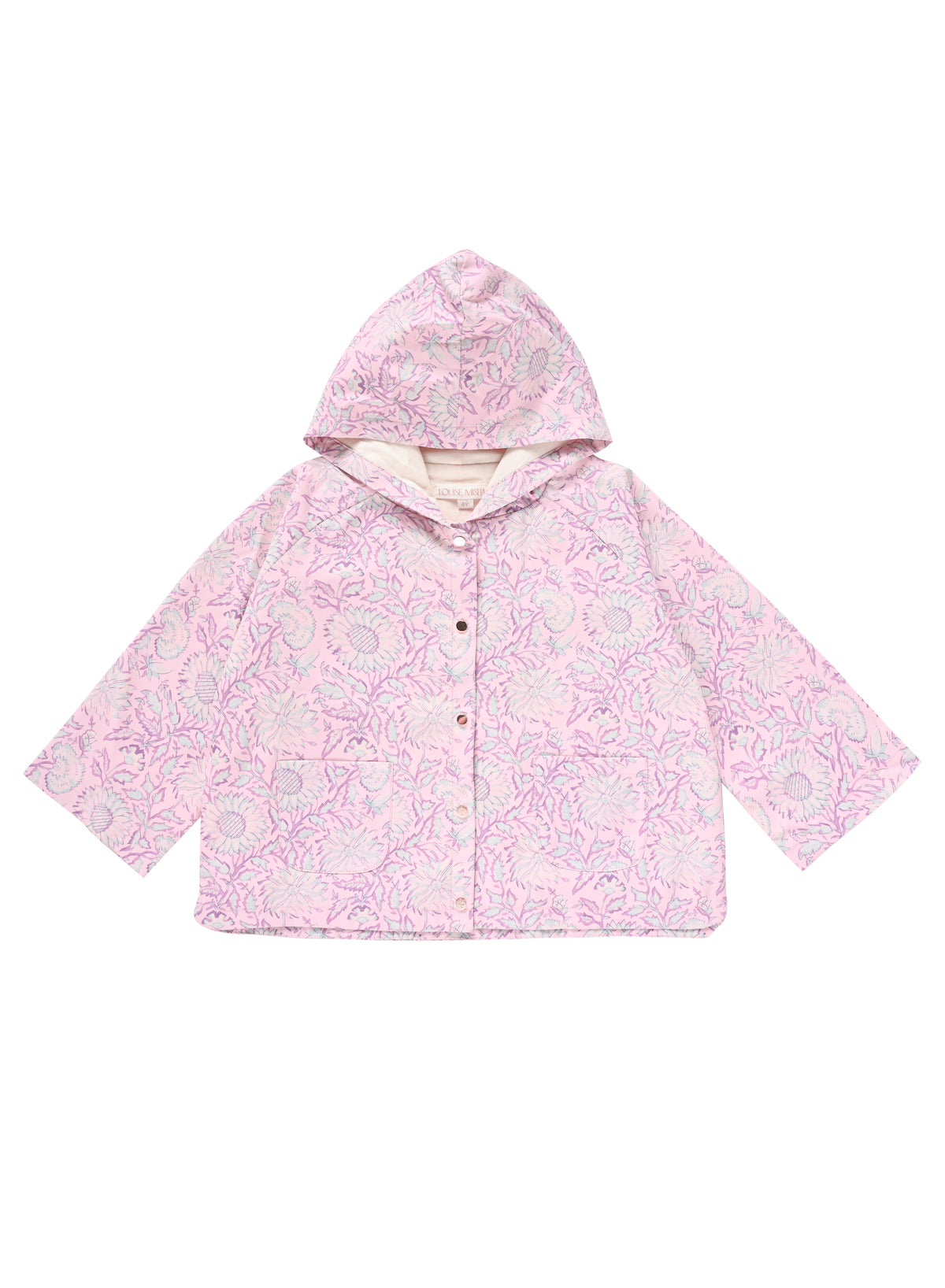 Louise Misha Raincoat Felvet - Pink Daisy Garden