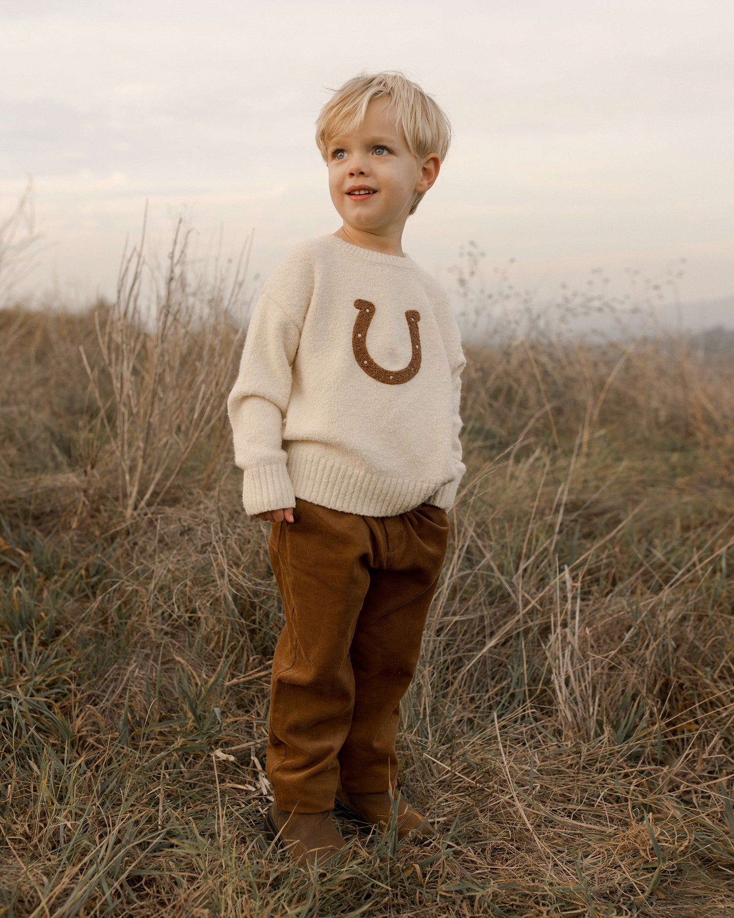 Rylee + Cru Cassidy Sweater - Horseshoe/Natural