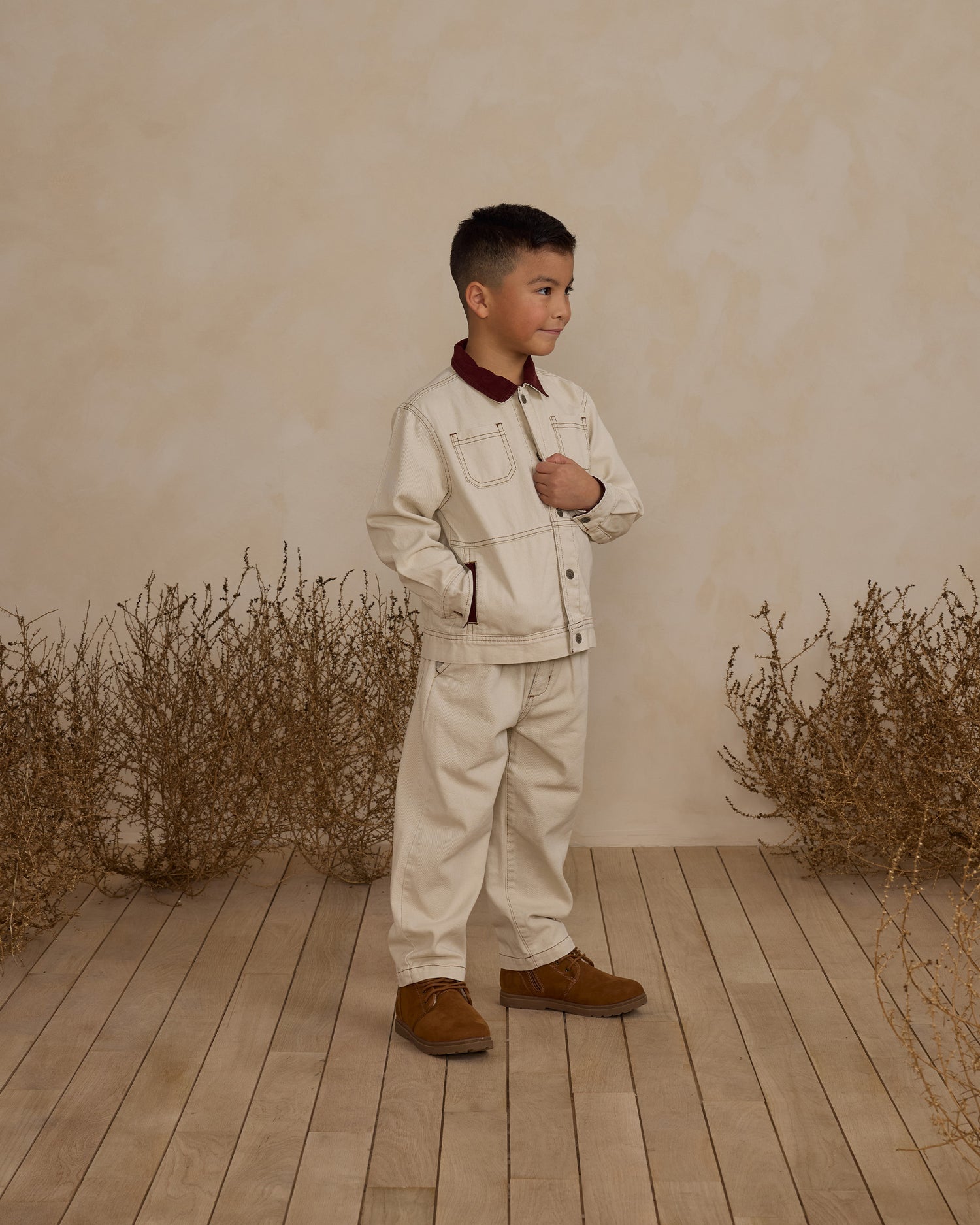 Rylee + Cru Chore Coat - Natural