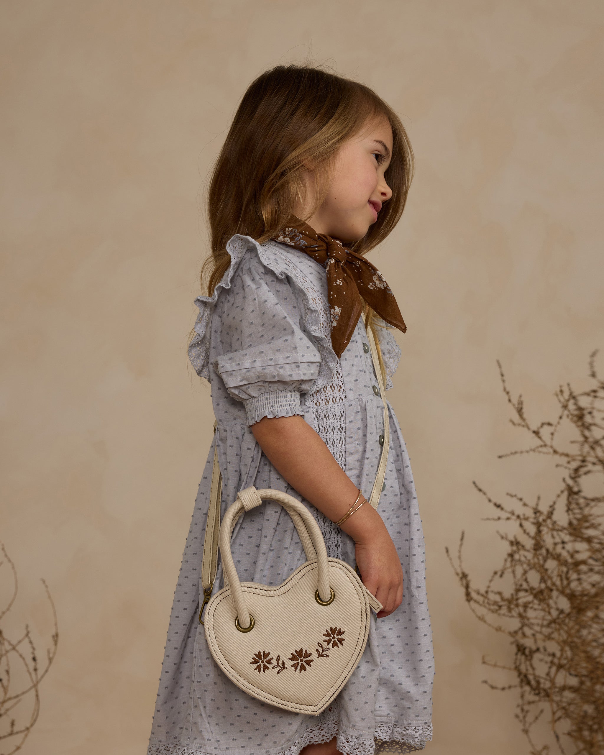 Rylee + Cru Heart Purse - Natural