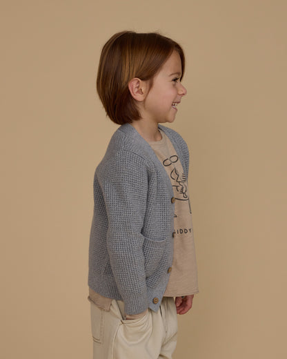 Rylee + Cru Wynn Cardigan - Dusty Blue