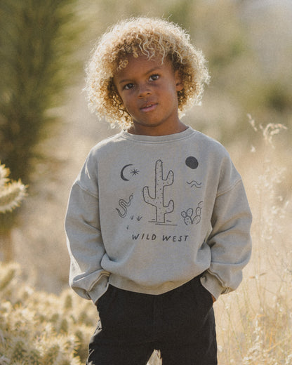 Rylee + Cru Relaxed Sweatshirt - Wild West