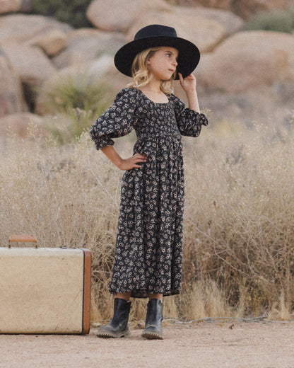 Rylee + Cru Adelaide Dress - Dark Floral