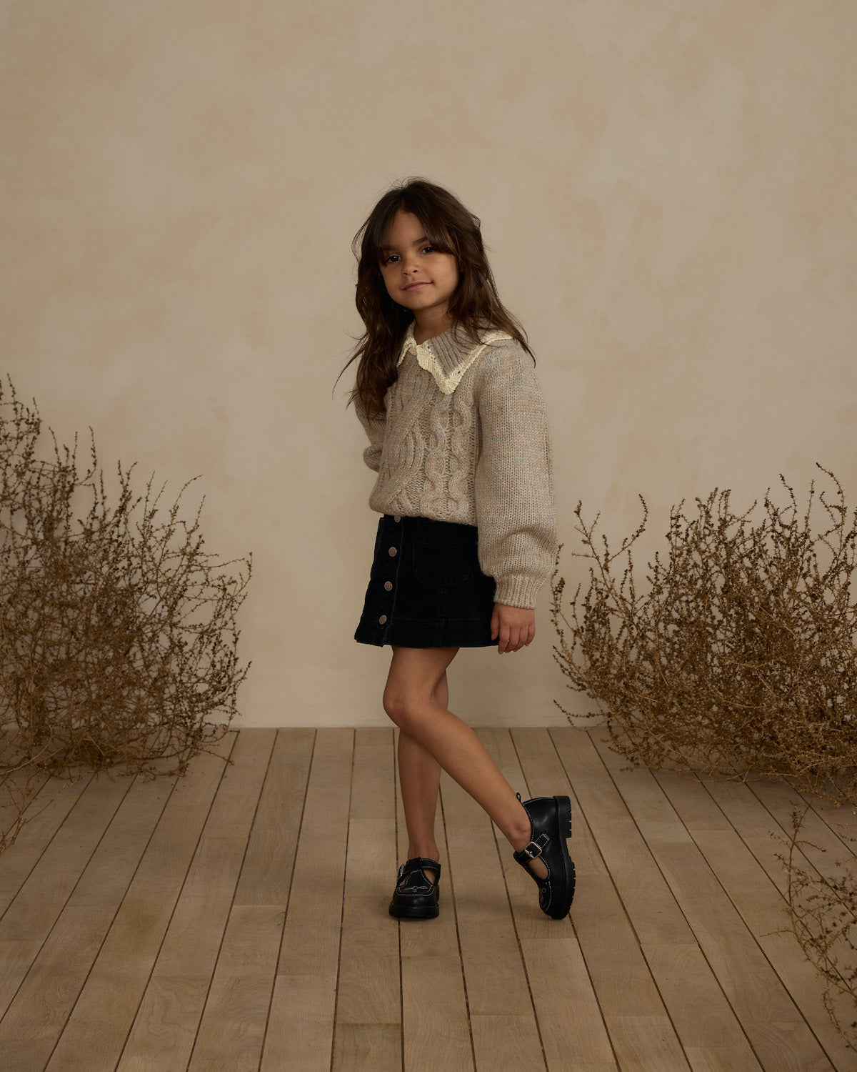 Rylee + Cru Alice Sweater - Heathered Sand