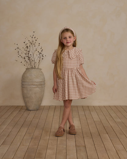 Rylee + Cru Camille Dress - Pink Gingham