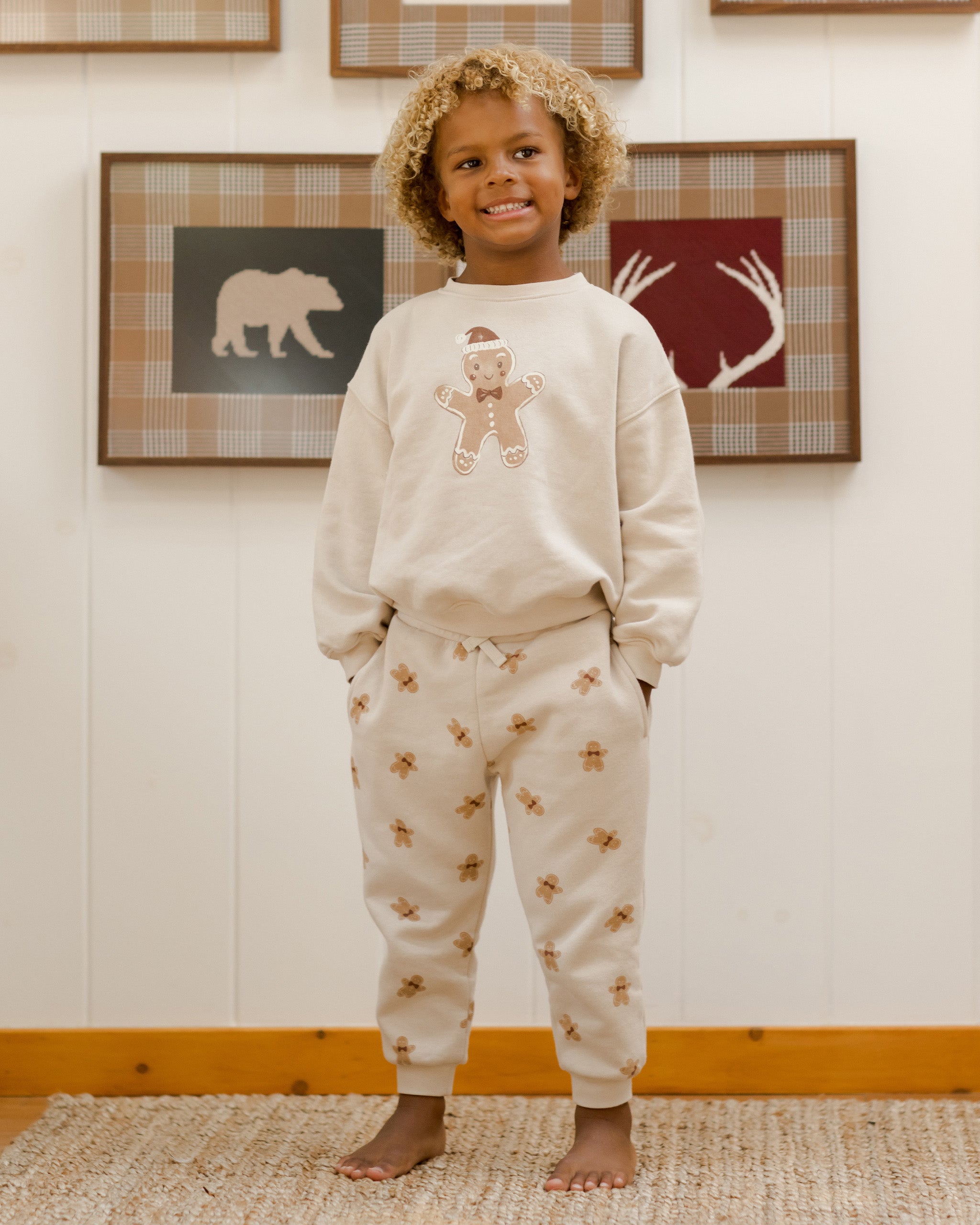 Rylee + Cru Jogger Sweatpant - Gingerbread